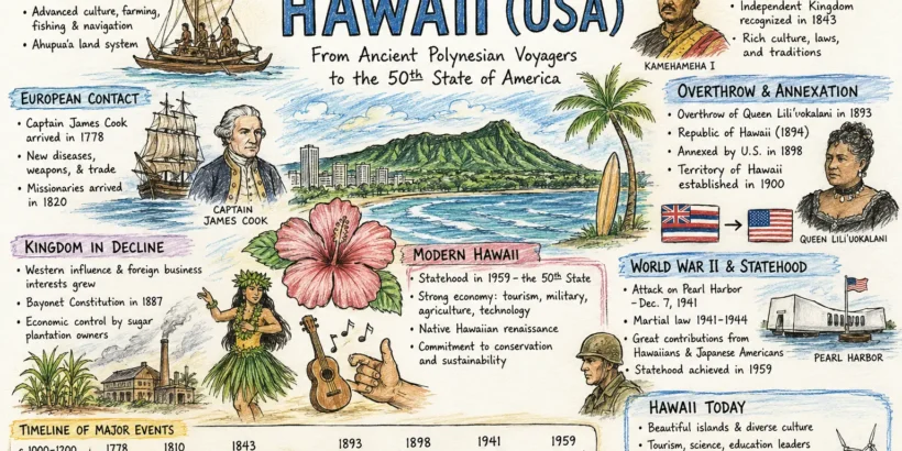The Complete History of Hawaii (USA)