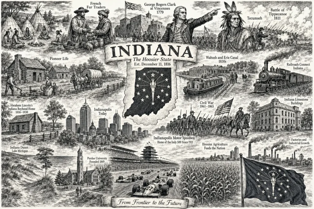 Indianas history through the ages