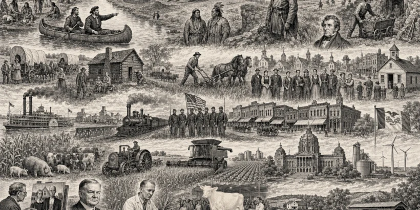Complete history of Iowa